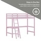 preview thumbnail 11 of 67, Hillsdale Caspian Wood Twin Loft Bed with Desk