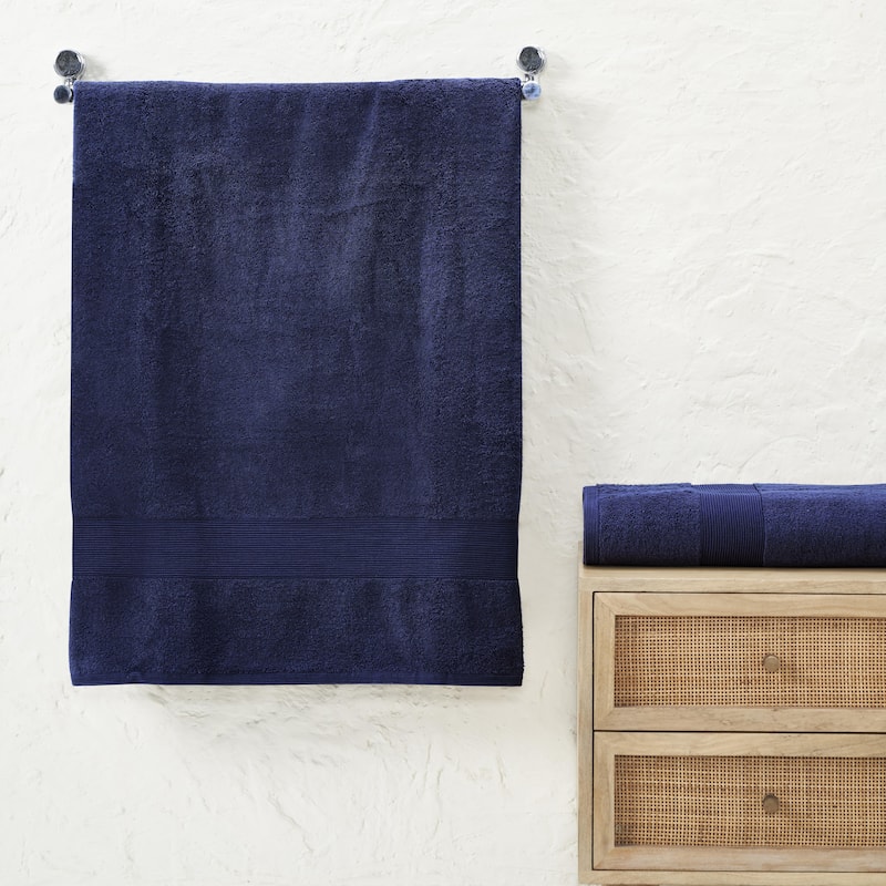 Fabstyles Luxury Large Bath Sheet 35 by 70 Inches Set of 2