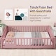 preview thumbnail 62 of 78, Twin/Full/Queen Size Floor Bed with Safety Guardrails, Toddler Floor Bed for Girls and Boys