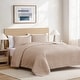preview thumbnail 27 of 38, Crinkle Texture Microfiber 3-Piece Quilt Set, Enzyme Washed, Oversized