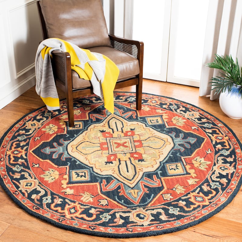 SAFAVIEH Handmade Heritage Shena Traditional Wool Rug