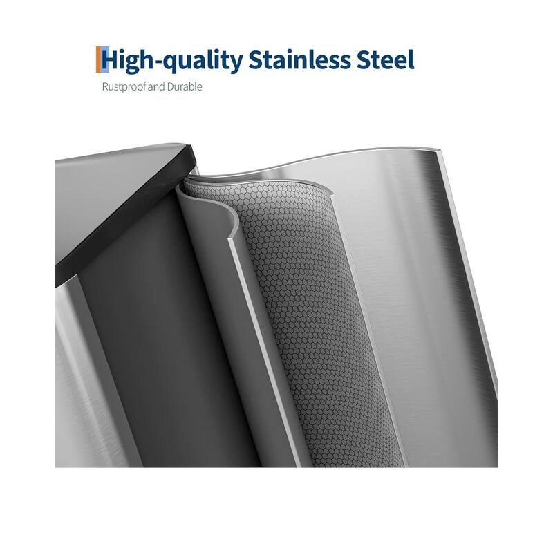 Trash Can, Dual Step for Trash & Recycling