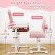 preview thumbnail 2 of 19, Gymax Kid's Study Desk & Chair Set w/Tilt Desktop Book Stand Footrest