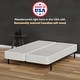 preview thumbnail 8 of 8, Onetan 8-Inch & 4-Inch Wooden Box Spring/Foundation Ideal for Mattress, No Assembly Needed, White.