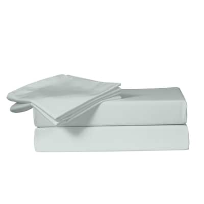 300 TC Fine 100pct Egyptian Quality Cotton Sateen Solid Sheet Set