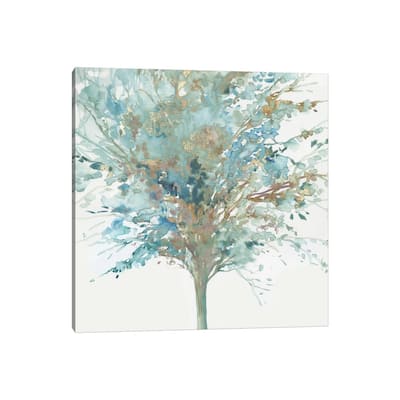iCanvas "Tree Teal I" by Allison Pearce Canvas Print
