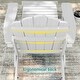 preview thumbnail 30 of 54, Bonosuki 2-Piece Folding Adirondack Chairs with Retractable Ottoman, Fire Pit Patio Chair with Cup Holder