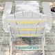 preview thumbnail 26 of 47, Bonosuki Folding Adirondack Chair with Retractable Ottoman and Cup Holder Lawn Outdoor Lounge Chair