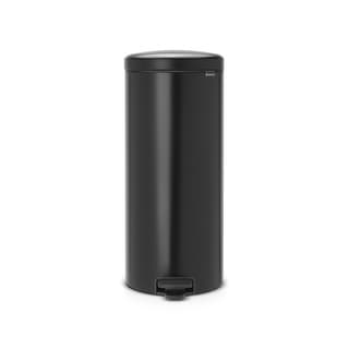 New Icon Step Trash Can (8 Gal / Matt Black) Soft Closing Kitchen ...