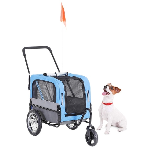 aosom bike trailer for dogs