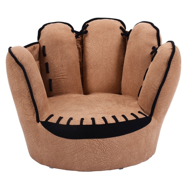 Costway Kids Sofa Five Finger Armrest Chair Couch Children Living Room Toddler Gift