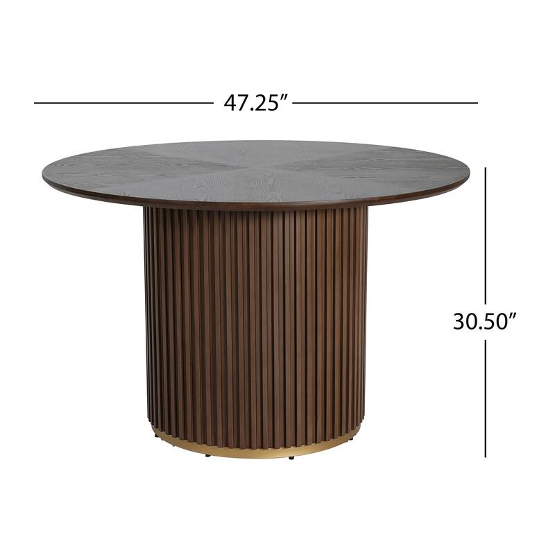 Christopher Knight Home - Malcolm Round Pedestal Dining Table.