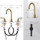 preview thumbnail 17 of 34, WOWOW 8 Inch Widespread Bathroom Faucet in Morden