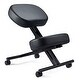preview thumbnail 1 of 6, Jomeed Adjustable Ergonomic Home Office Kneeling Chair with Angled Seat, Black - 16.5