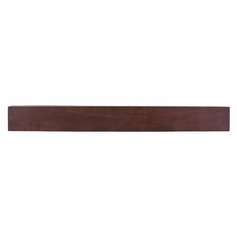 Modern Farmhouse Fireplace Mantel Shelf - 48" - Mahogany