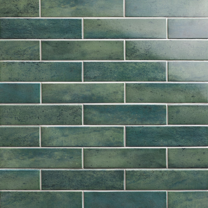 Merola Tile Capri Brick Oliva 2-1/2" x 10" Porcelain Floor and Wall Tile