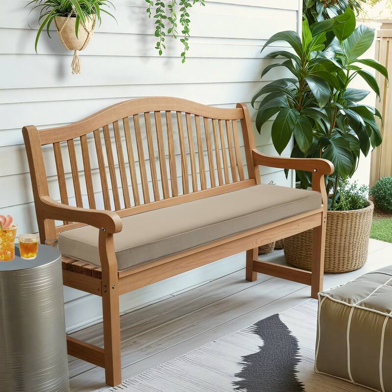 Aoodor Patio Furniture 46" x 18" x 3.1" Outdoor Bench Cushion