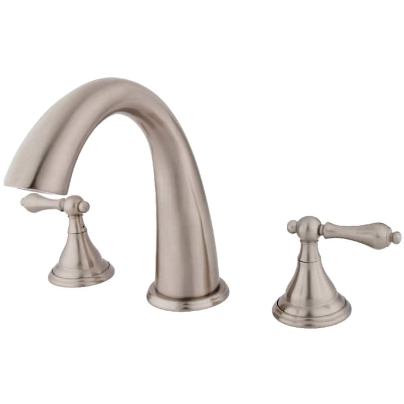 Kingston Brass Vintage Deck Mounted Roman Tub Filler with Lever