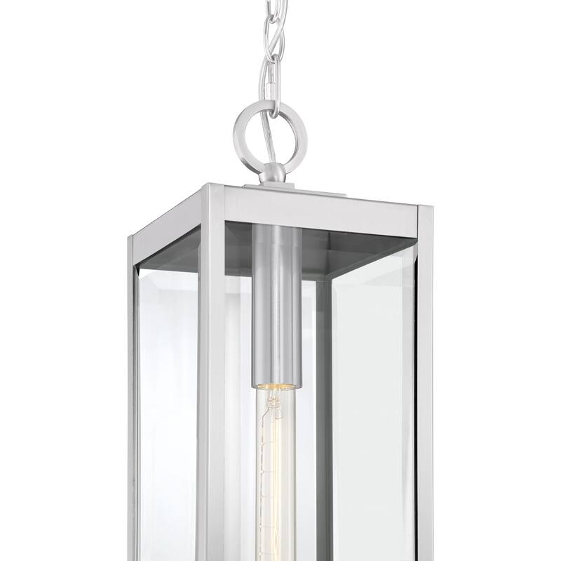 Westover 1-Light Outdoor Lantern in Stainless Steel