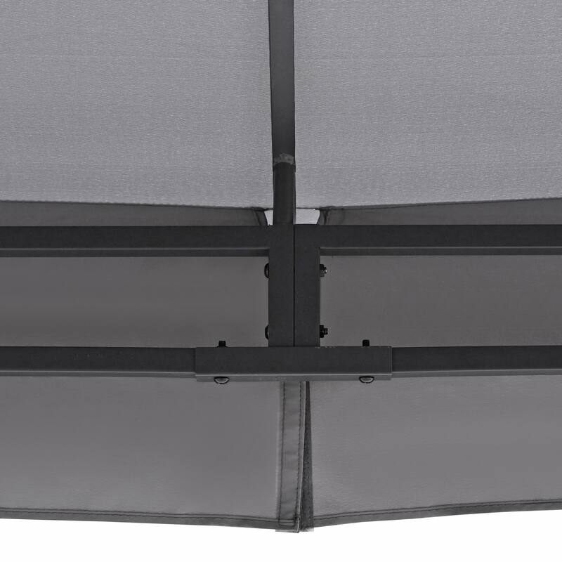 10x10 Outdoor Gazebo Tent with Double Roofs, All-Weather Patio Gazebo, Heavy Duty Party Tent with Mosquito Netting