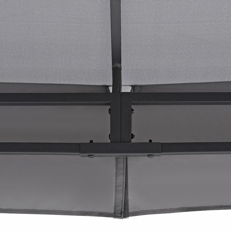 10x10 Outdoor Gazebo Tent with Double Roofs, Patio Gazebo with Mosquito Netting, Canopy for Backyard, Garden, Lawn and Deck