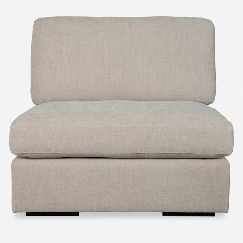 Uttermost Refuge Armless Sand Sofa - 30"Hx 40"Wx 37.5 "D
