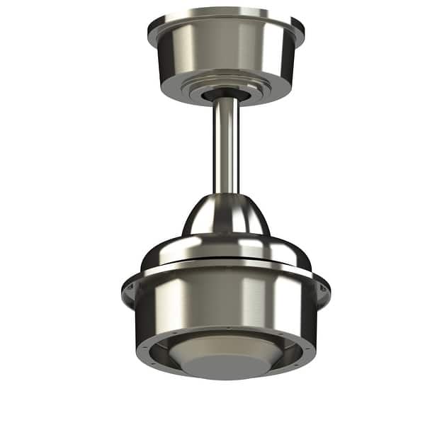 slide 2 of 13, Fanimation Wrap Custom Indoor/Outdoor Smart Ceiling Fan DC Motor with Remote - Brushed Nickel