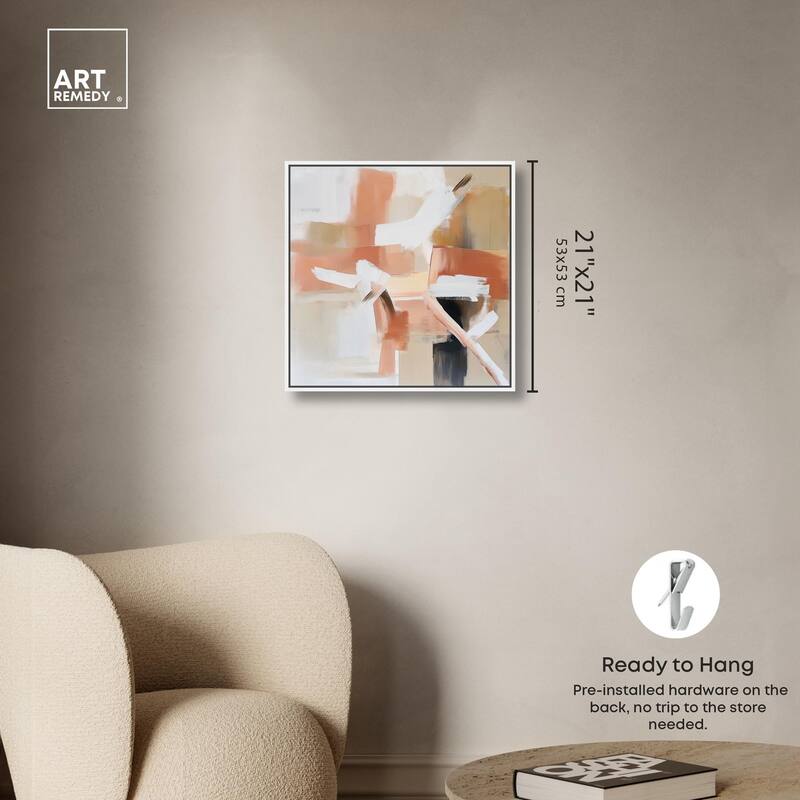 Rose and Rust II Canvas by Art Remedy