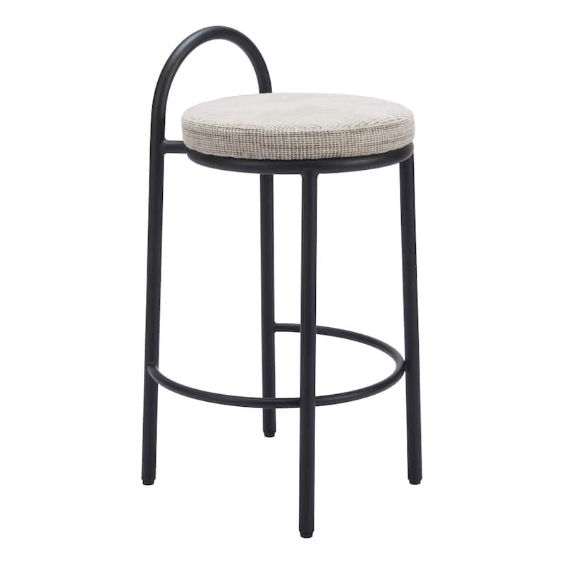 Sisal Counter Stool Beige Tweed