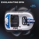 preview thumbnail 3 of 8, 360° Rotation 6V Kids Electric Ride on Bumper Car with EVA Bumper Edges - White
