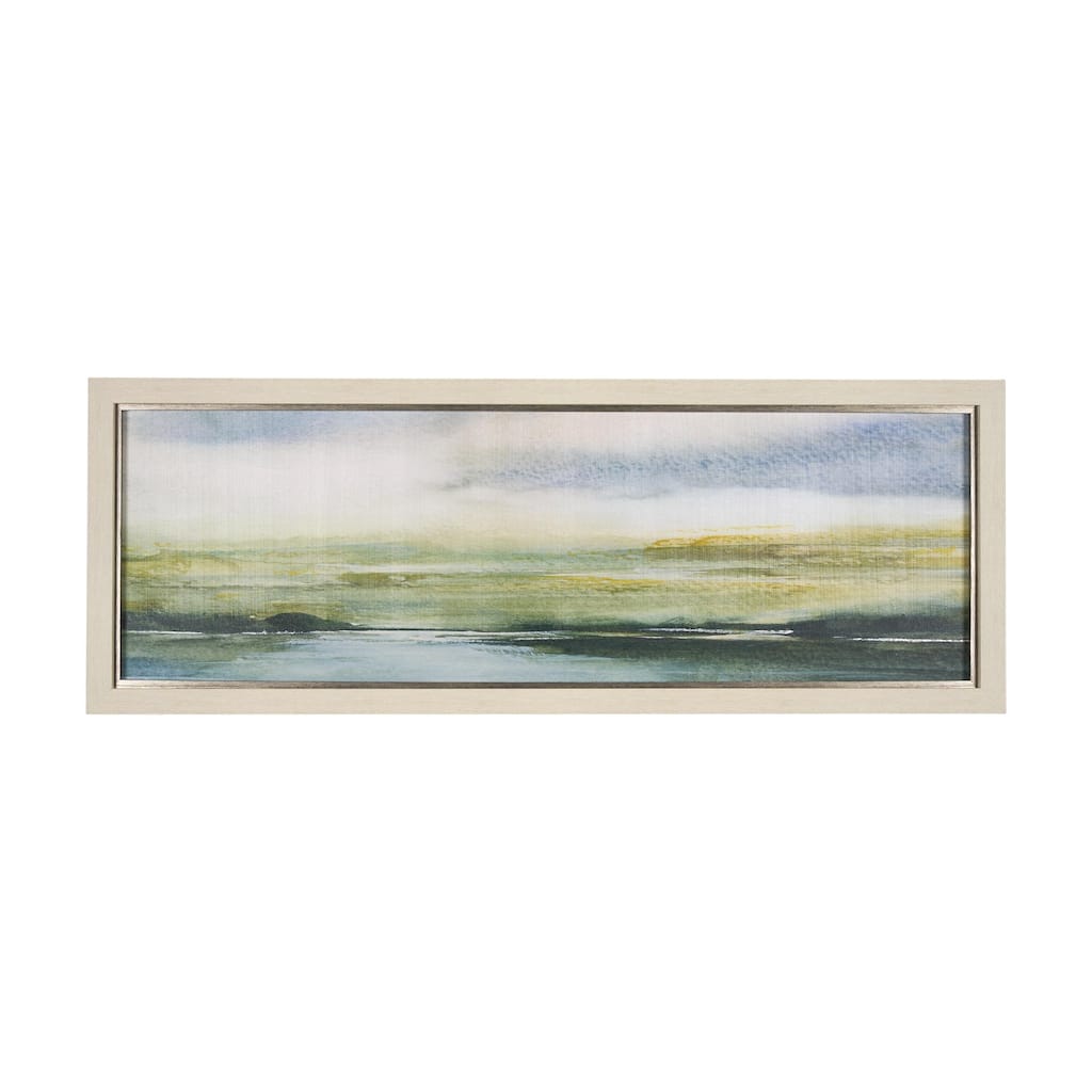 Spring Horizon I by Mercana Studio a Hand Embellished Textured Framed Art Print