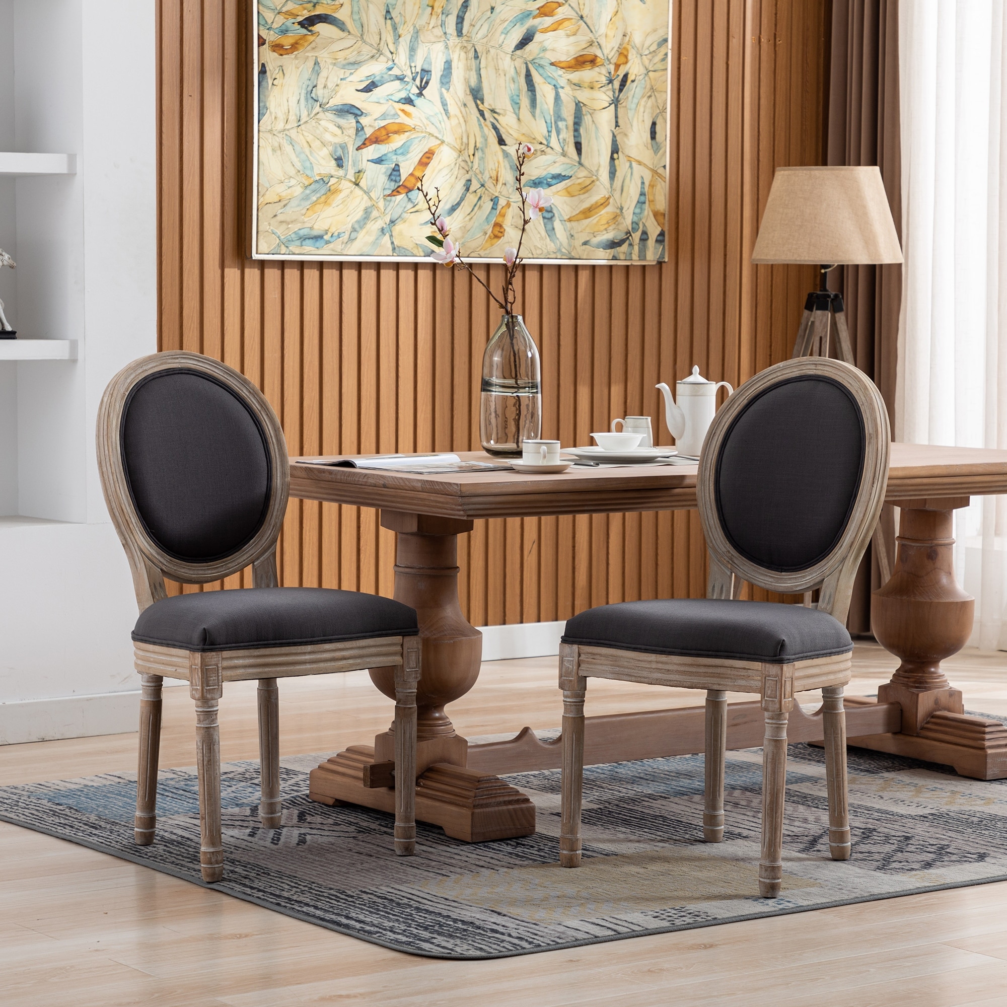 Vintage high back dining chairs outlet