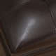 preview thumbnail 9 of 11, Adeco Tufted Bottom Bonded Leahter Brown Rectangle Storage Ottoman