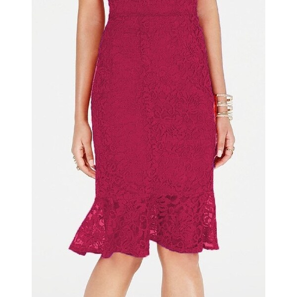 thalia sodi lace sheath dress