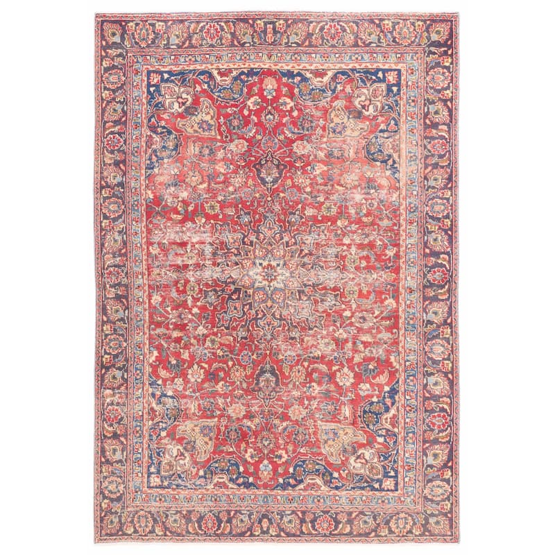 ECARPETGALLERY Hand-knotted Antalya Vintage Red Wool Rug - 5'10 x 8'8