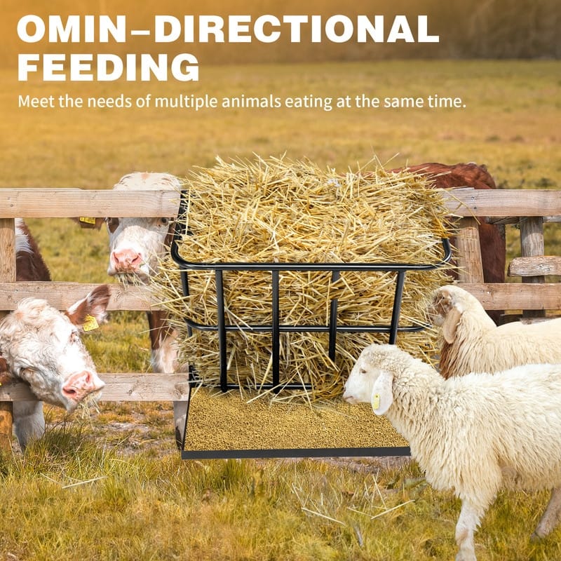Long Wall Mounted Horse Hay Holder
