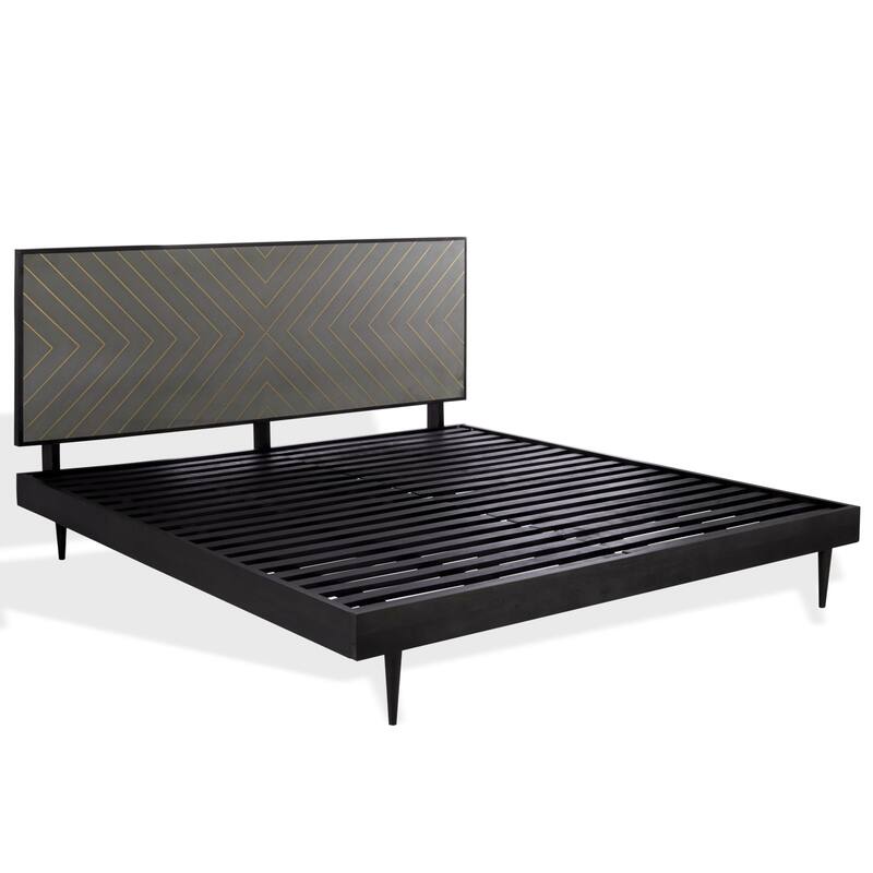 SAFAVIEH Couture Leni Gold Inlayed Cement Bed