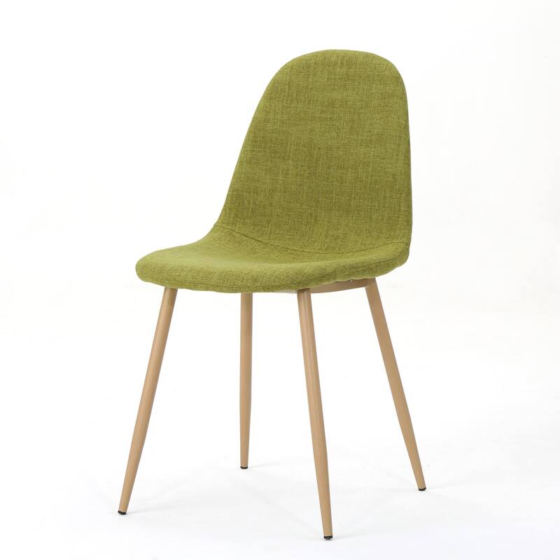 Raina Mid-century Upholstered Dining Chairs (Set of 2) by Christopher Knight Home