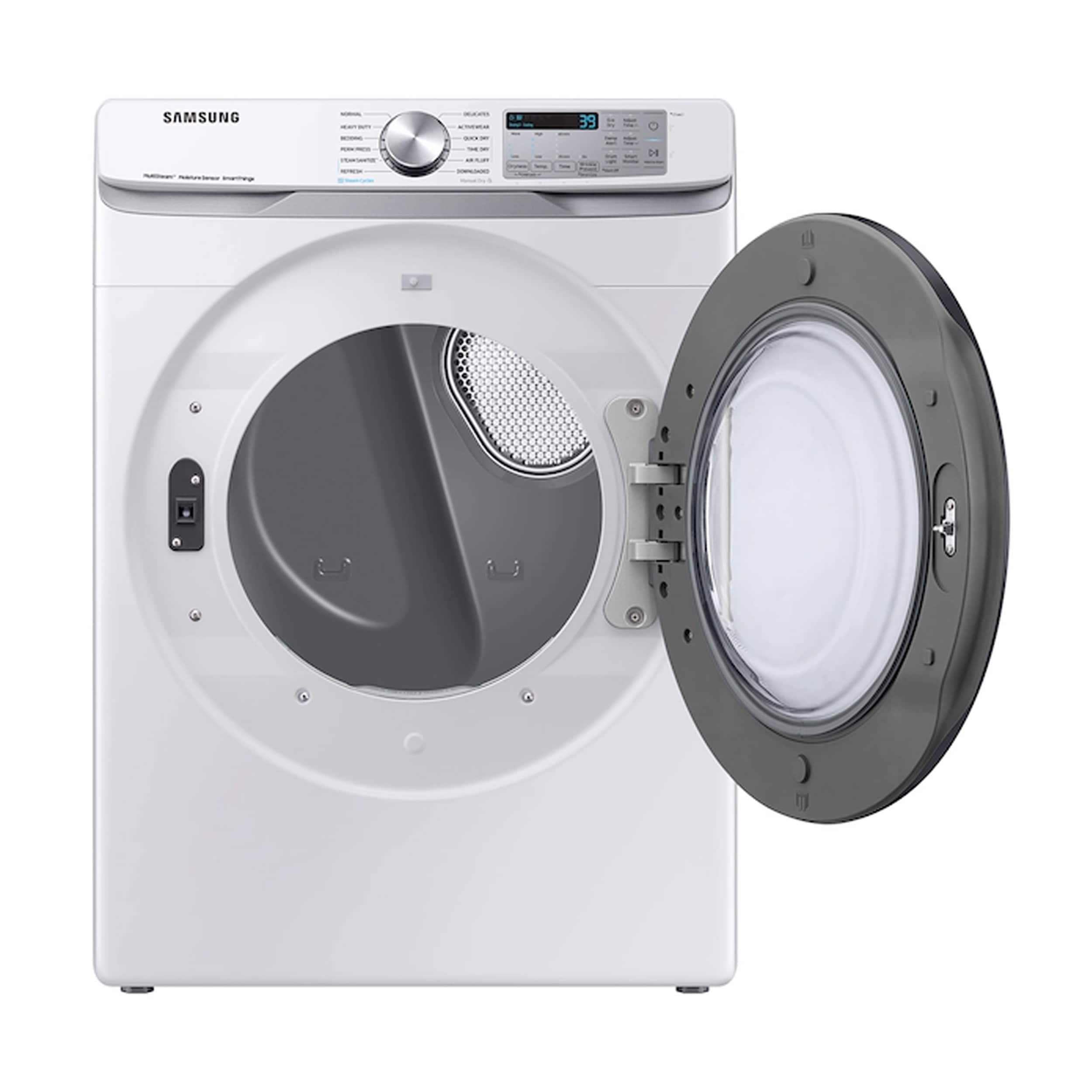Samsung 7.5 cu. ft. Smart Electric Dryer with Stea...