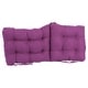 preview thumbnail 32 of 39, Multi-section Tufted Indoor Microsuede Seat/Back Chair Cushion (Multiple Sizes)