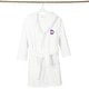 preview thumbnail 53 of 78, Sweet Kids 100% Polyester SUPER PLUSH Double Brushed Hooded Bathrobe with Purple Bookman Monogram