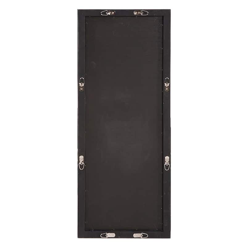 Allan Andrews Dynasty Silver Rectangular Decorative Accent Wall Mirror - NA