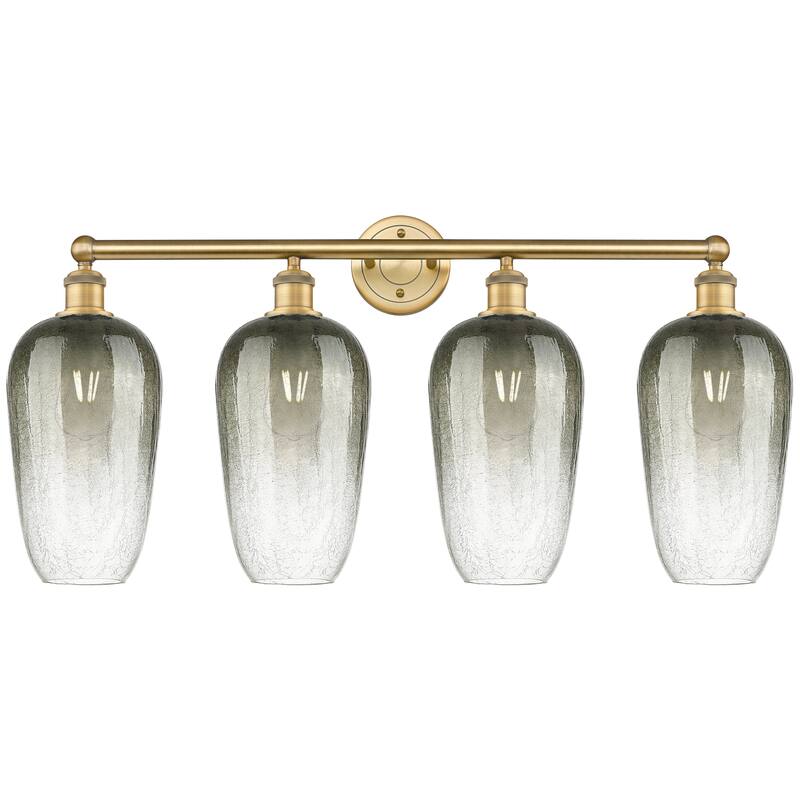 Innovations Lighting Endless Possibilities Edison - Brookhaven Flute - 4 Light 34" Bath Vanity Light