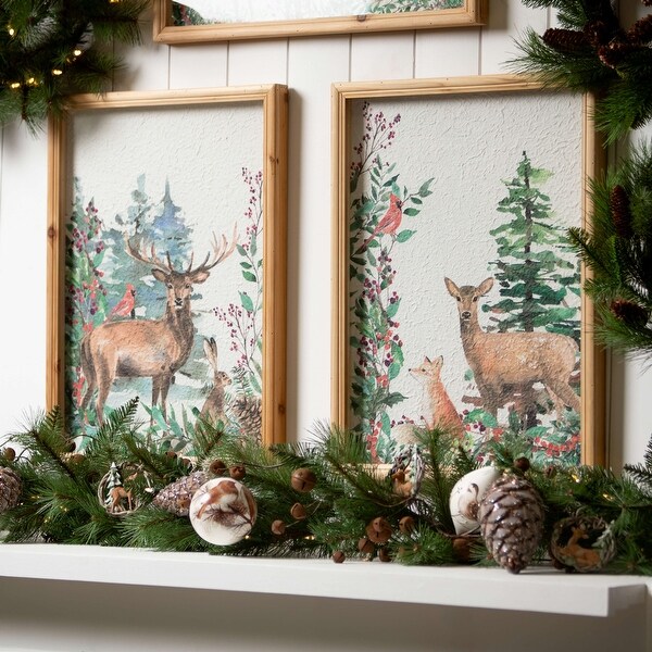 Sullivans Christmas Deer Wall Decor - Bed Bath & Beyond - 40764049