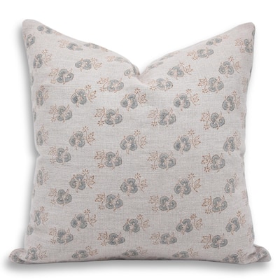 Fabdivine Linen Square Block print pillow Cover