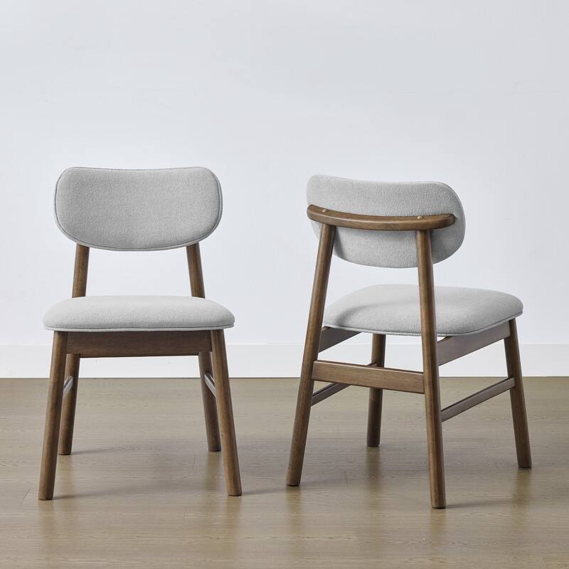 Spruce & Spring Extendable Dining Table Set with Upholstered Dining Chairs