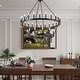 preview thumbnail 8 of 12, Modern Farmhouse Chandelier Light Fixture Large Round Classic Chandeliers