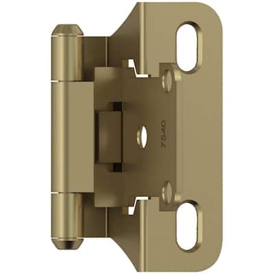 Amerock BP7566 Functional Hardware 1/4" Overlay Wrap Cabinet Door - Golden Champagne