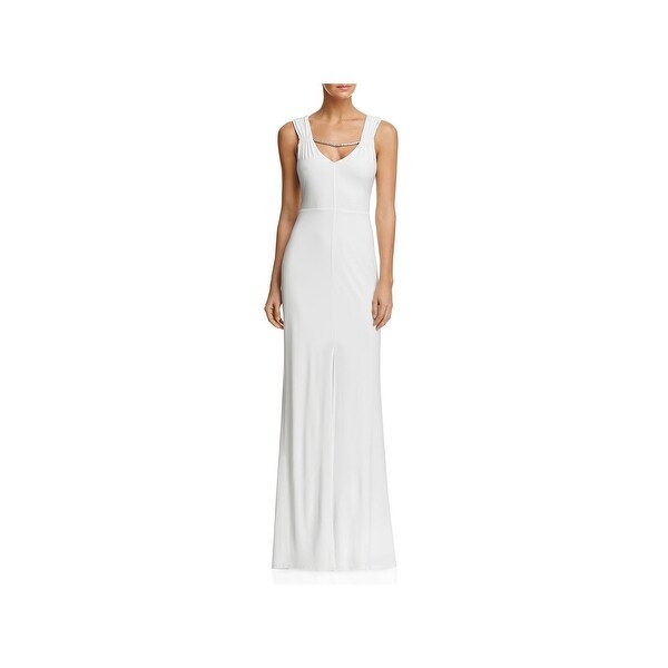 Laundry By Shelli Segal Womens Evening Dress Embellilshed Front Laundry By Shelli Segal Womens Evening Dress Embellilshed Front