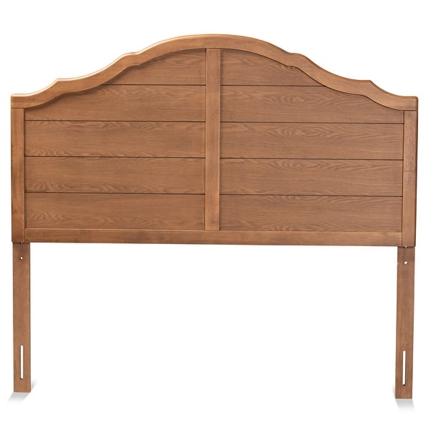 Clive Vintage Traditional Ash Walnut Finished Wood Headboard
